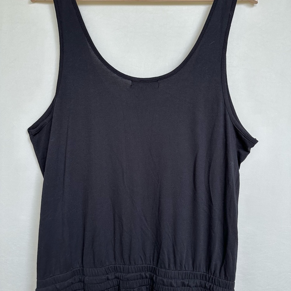 NWT Michael Stars Jumpsuit with Drawcord in Black, size 2X - Picture 4 of 6